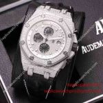 Copy AP Royal Oak Offshore Limited Edition All Diamond SS Chronograph